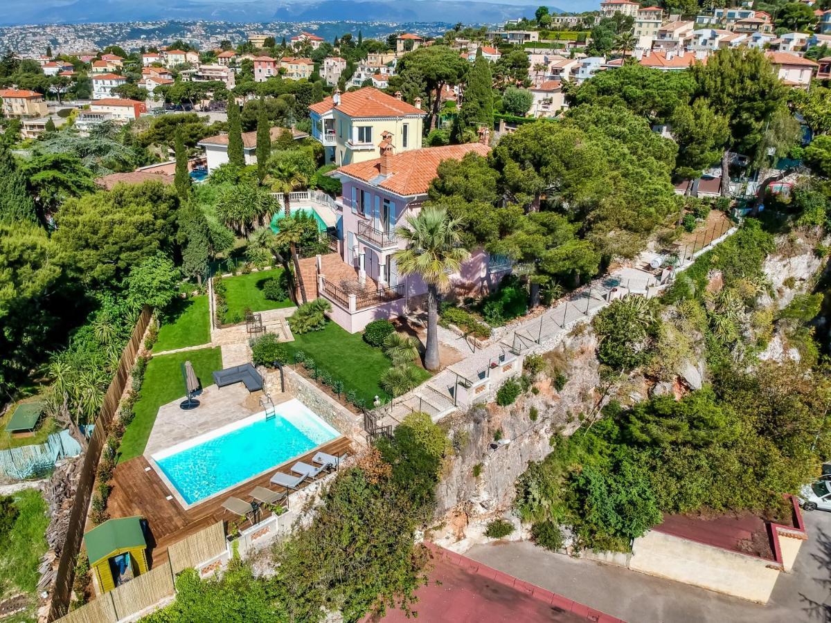 Stunning Seaview Villa. Villefranche Sur Mer ภายนอก รูปภาพ